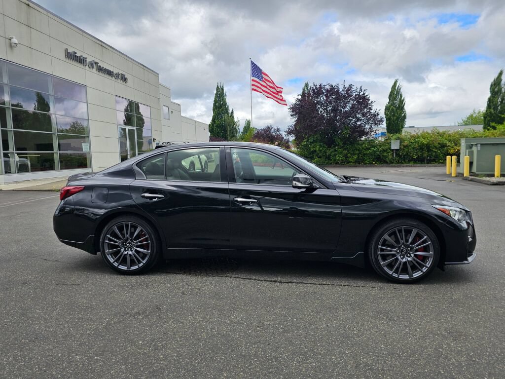 Used 2023 INFINITI Q50 Red Sport 400 w/ Black Opal Edition AWD/4WD image 8