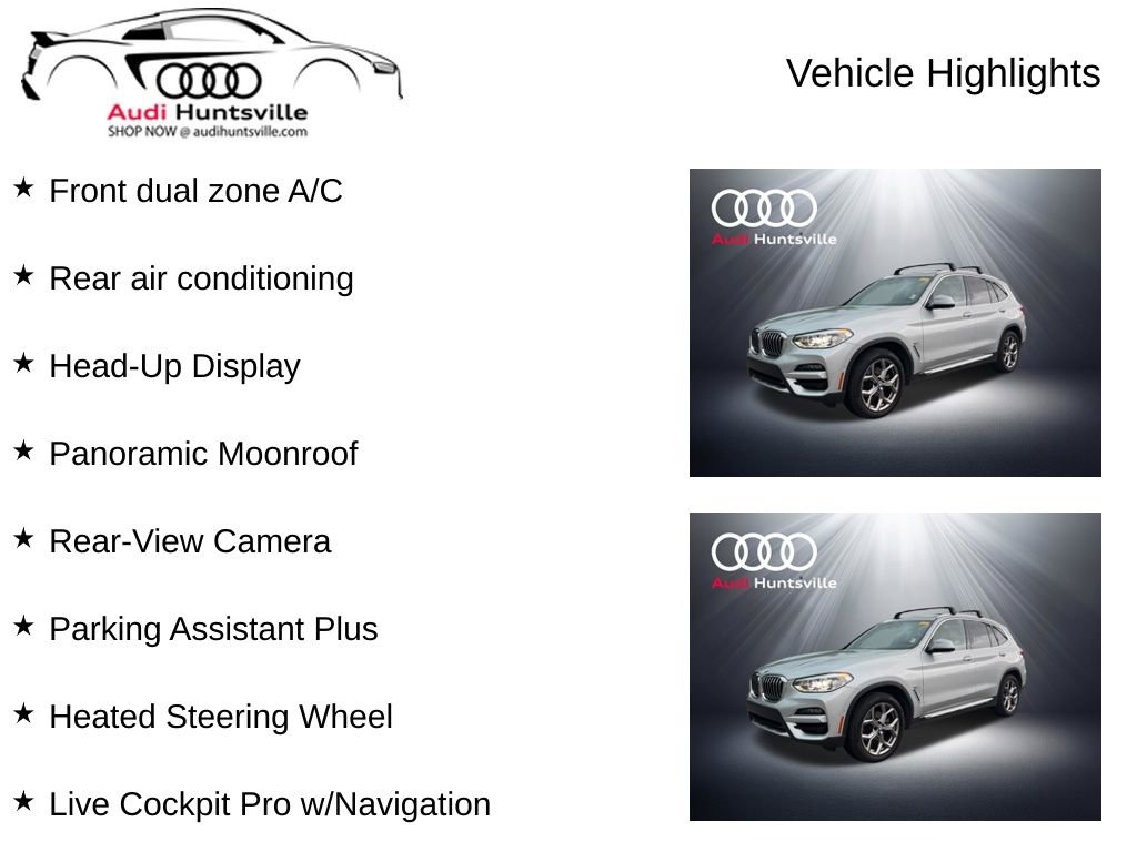 Used 2021 BMW X3 xDrive30i w/ Premium Package AWD/4WD image 12