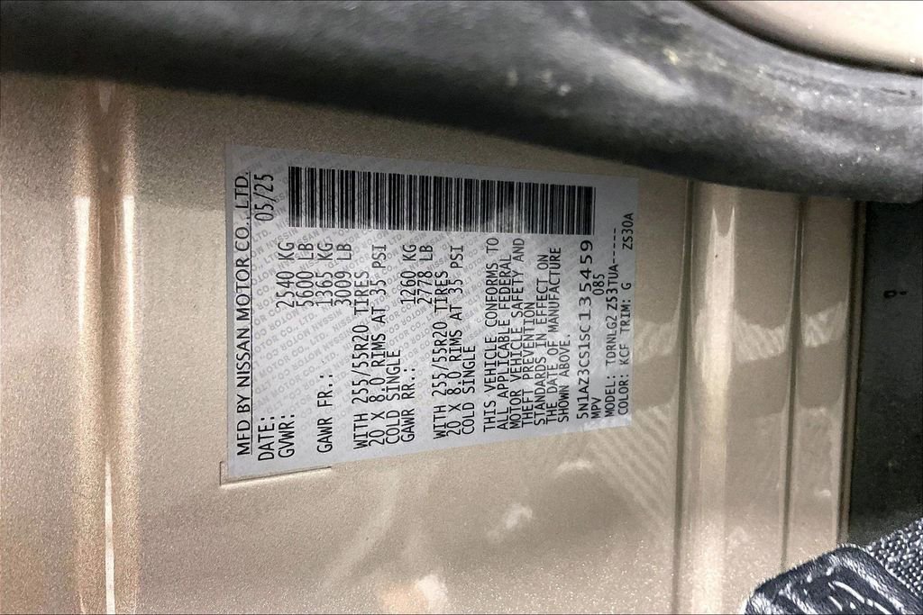 Certified 2025 Nissan Murano SL AWD/4WD image 44
