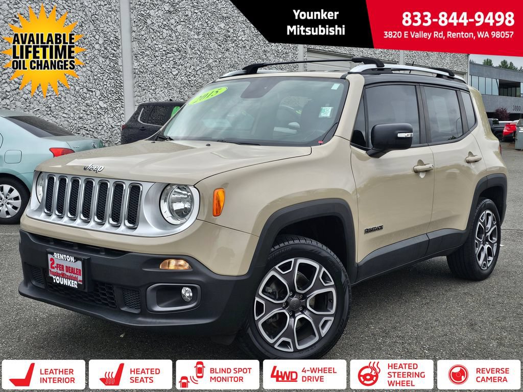 Used 2015 Jeep Renegade Limited w/ Safety & Security Group I AWD/4WD image 1