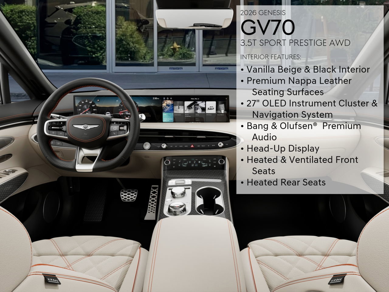 New 2026 Genesis GV70 3.5T Sport Prestige image 17