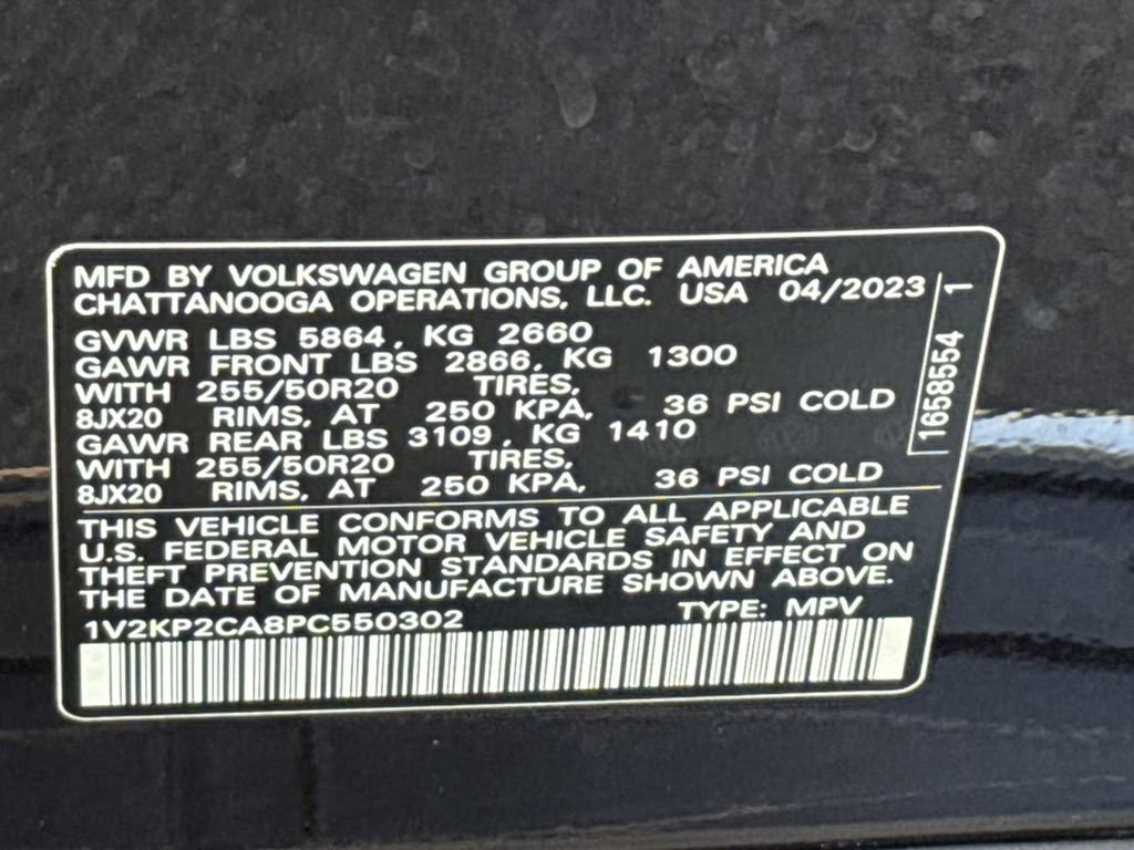 Used 2023 Volkswagen Atlas SE w/ Panoramic Sunroof Package AWD/4WD image 26