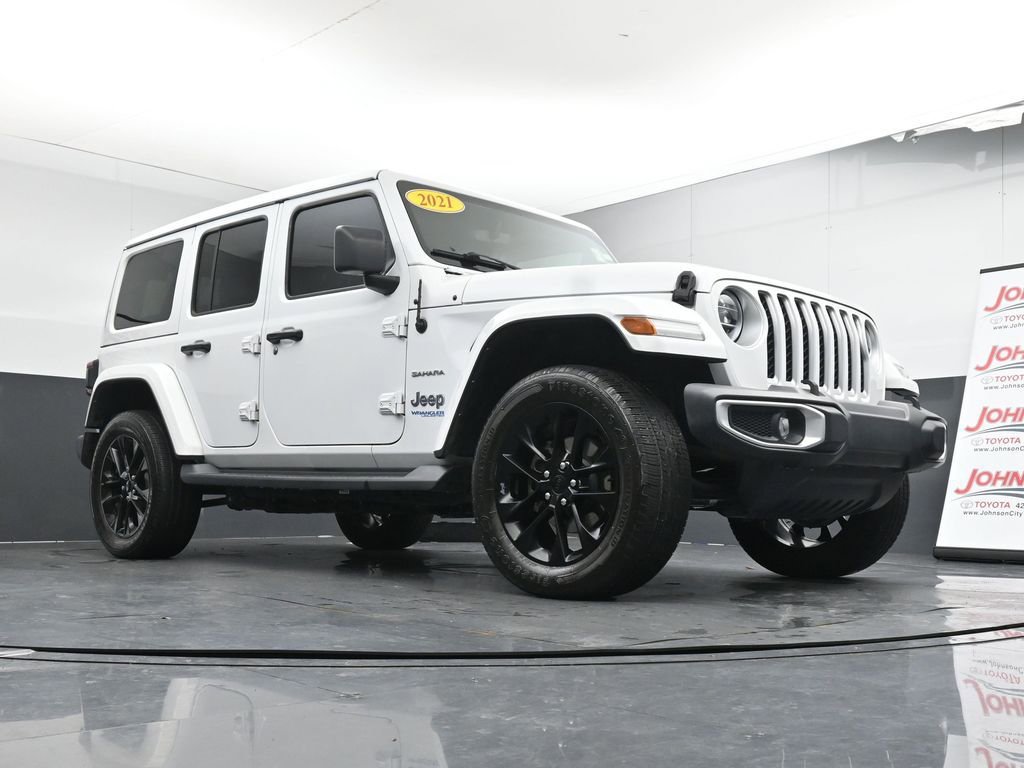 Used 2021 Jeep Wrangler Unlimited Sahara 4xe w/ Cold Weather Group image 32