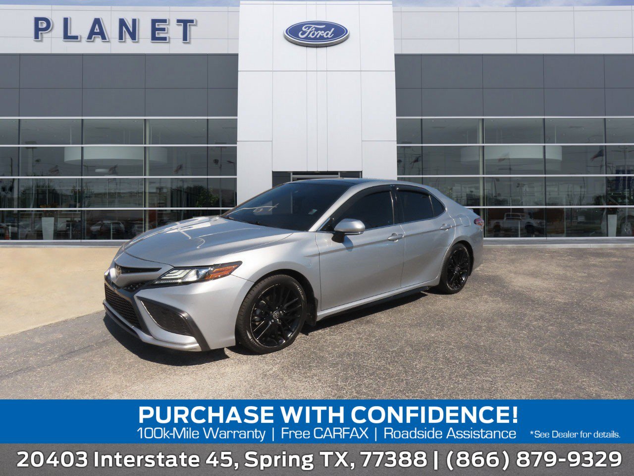 Used 2021 Toyota Camry XSE FWD image 1