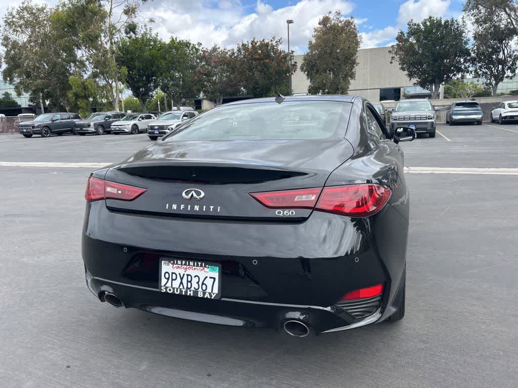 Used 2022 INFINITI Q60 3.0t Luxe w/ Essential Package RWD image 3