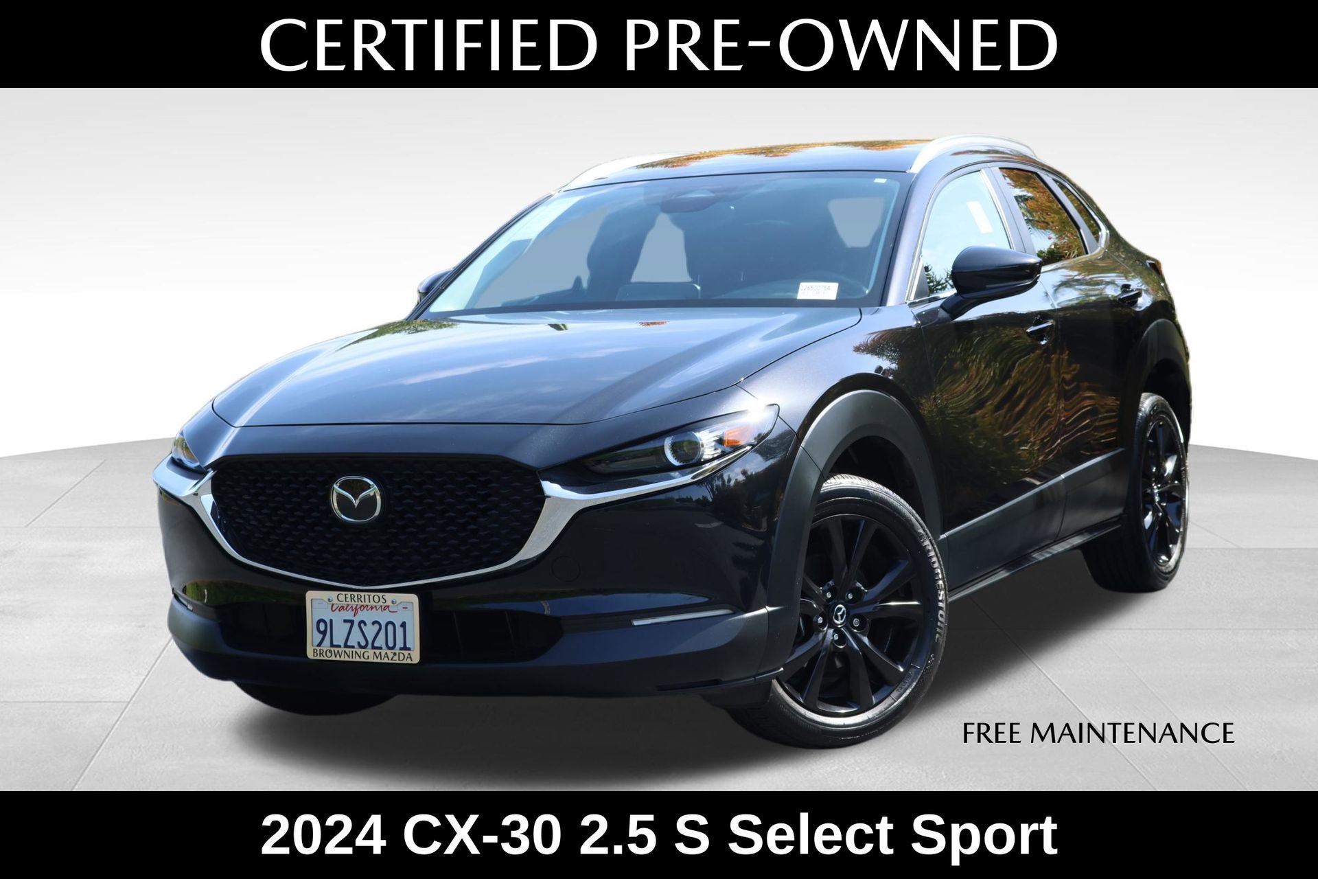 Certified 2024 MAZDA CX-30 AWD 2.5 S w/ Select Sport Pkg