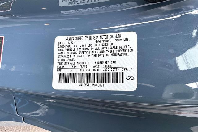 Used 2022 INFINITI Q60 Red Sport 400 w/ Cargo Package image 19