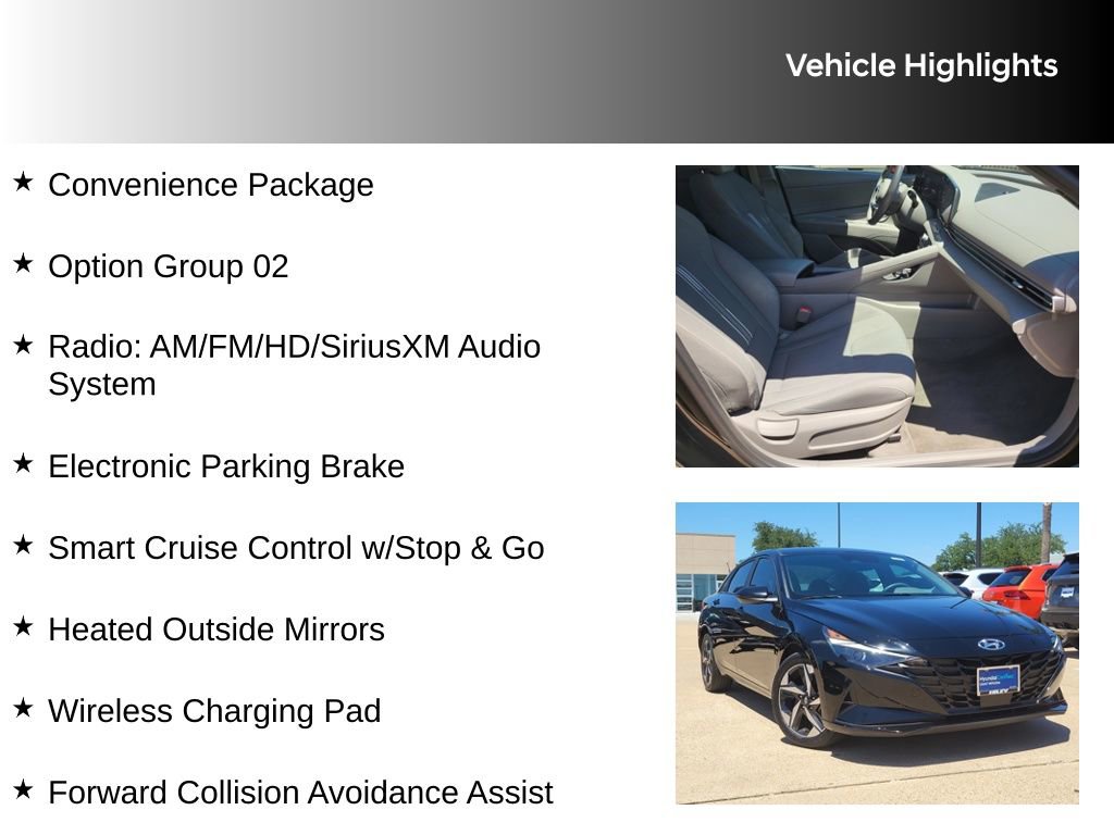 Certified 2023 Hyundai Elantra SEL w/ Convenience Package FWD image 9