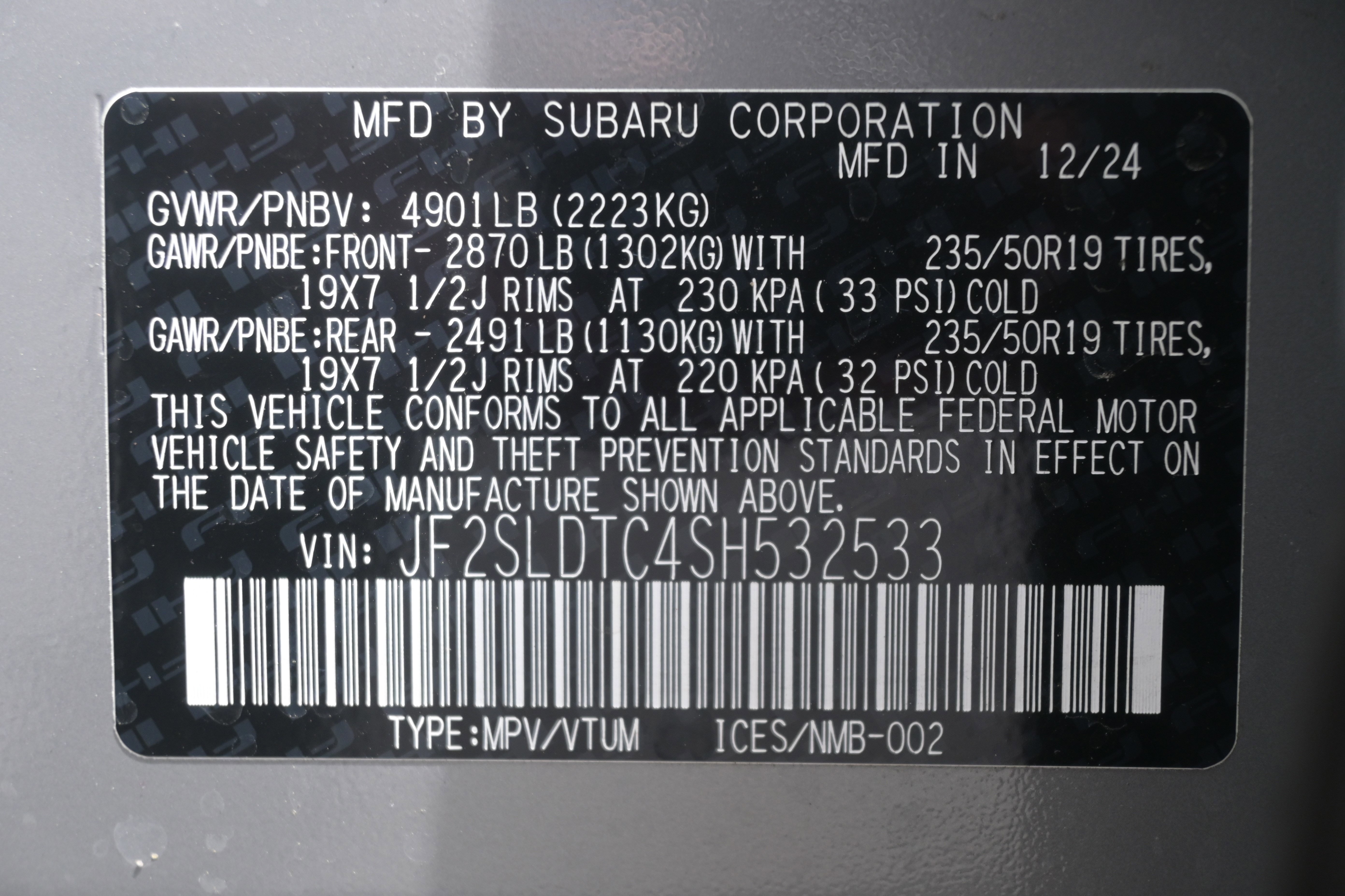 Certified 2025 Subaru Forester Touring AWD/4WD image 37