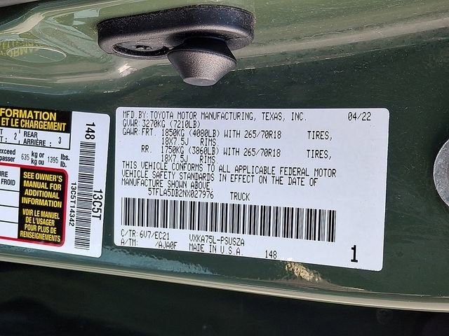 Used 2022 Toyota Tundra SR5 w/ SR5 Premium Package image 26