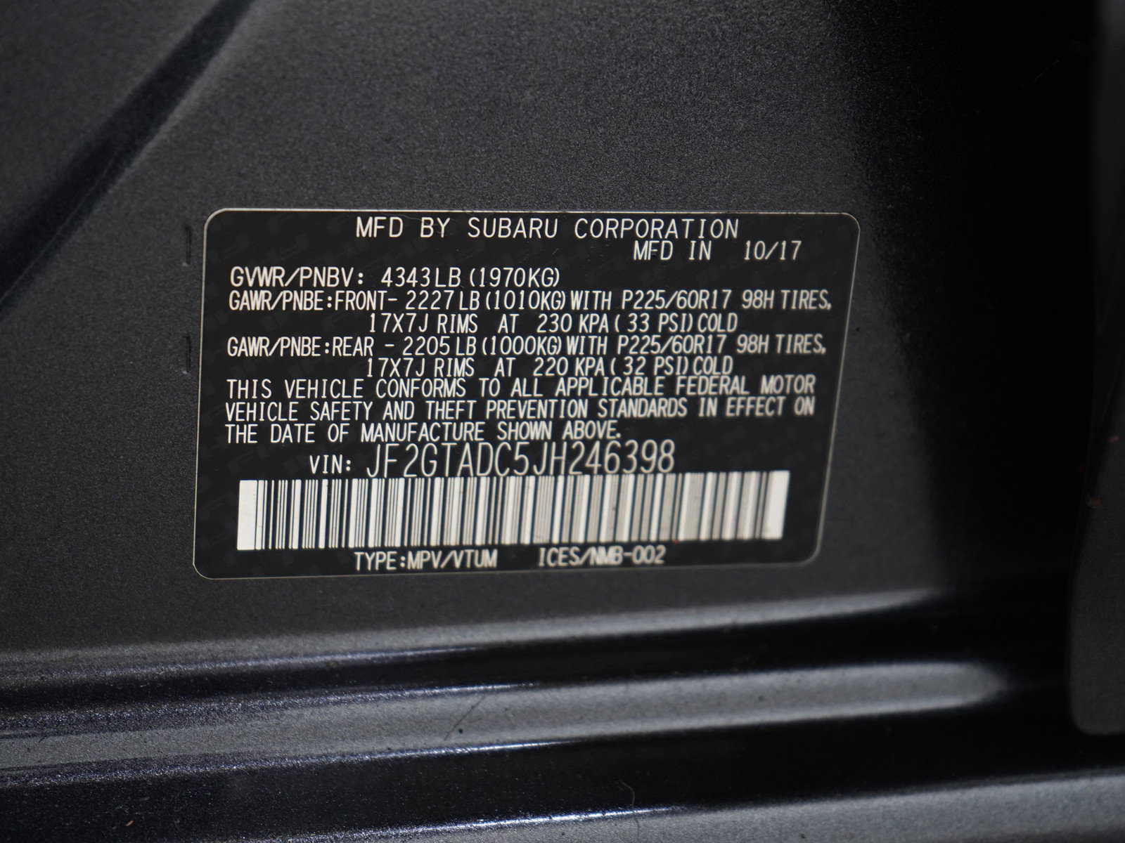 Used 2018 Subaru Crosstrek 2.0i Premium w/ Eyesight System image 27