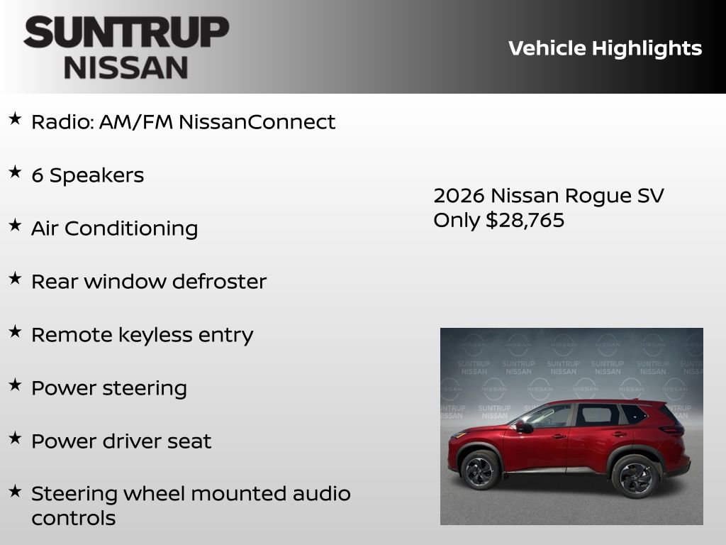 New 2026 Nissan Rogue SV image 8