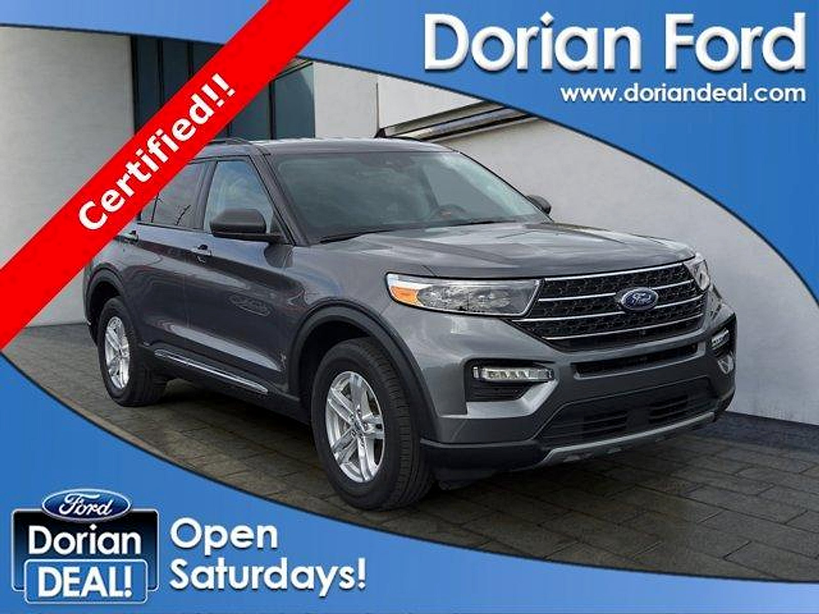 Certified 2023 Ford Explorer XLT w/ Equipment Group 202A