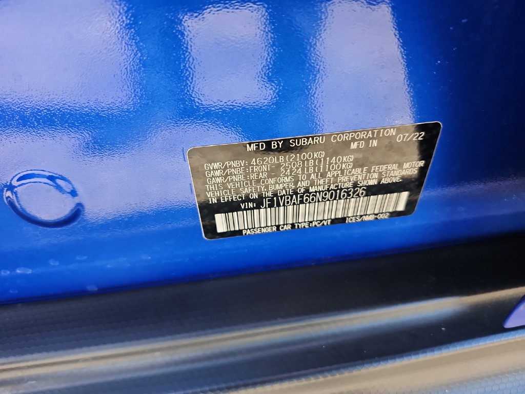 Used 2022 Subaru WRX Premium AWD/4WD image 36