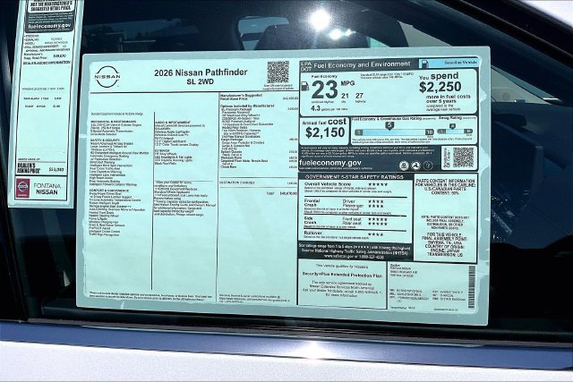 New 2026 Nissan Pathfinder SL w/ SL Premium Package (P04) FWD image 13