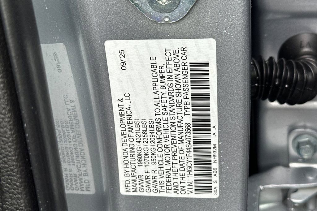 Certified 2025 Honda Accord SE image 26