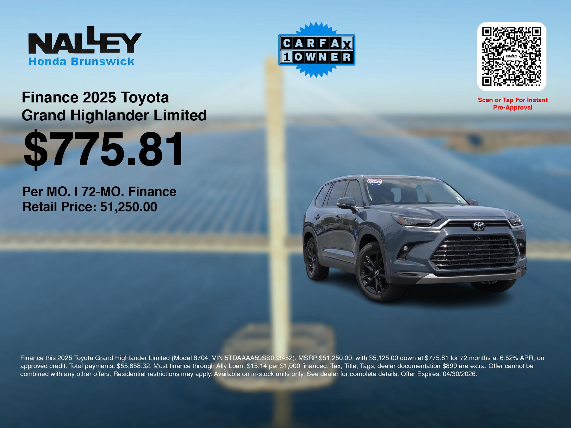 Used 2025 Toyota Grand Highlander FWD image 3