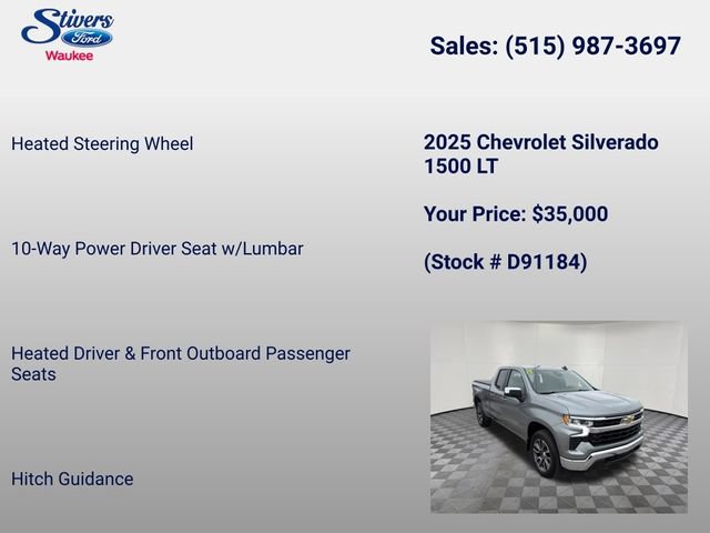Used 2025 Chevrolet Silverado 1500 LT AWD/4WD image 34