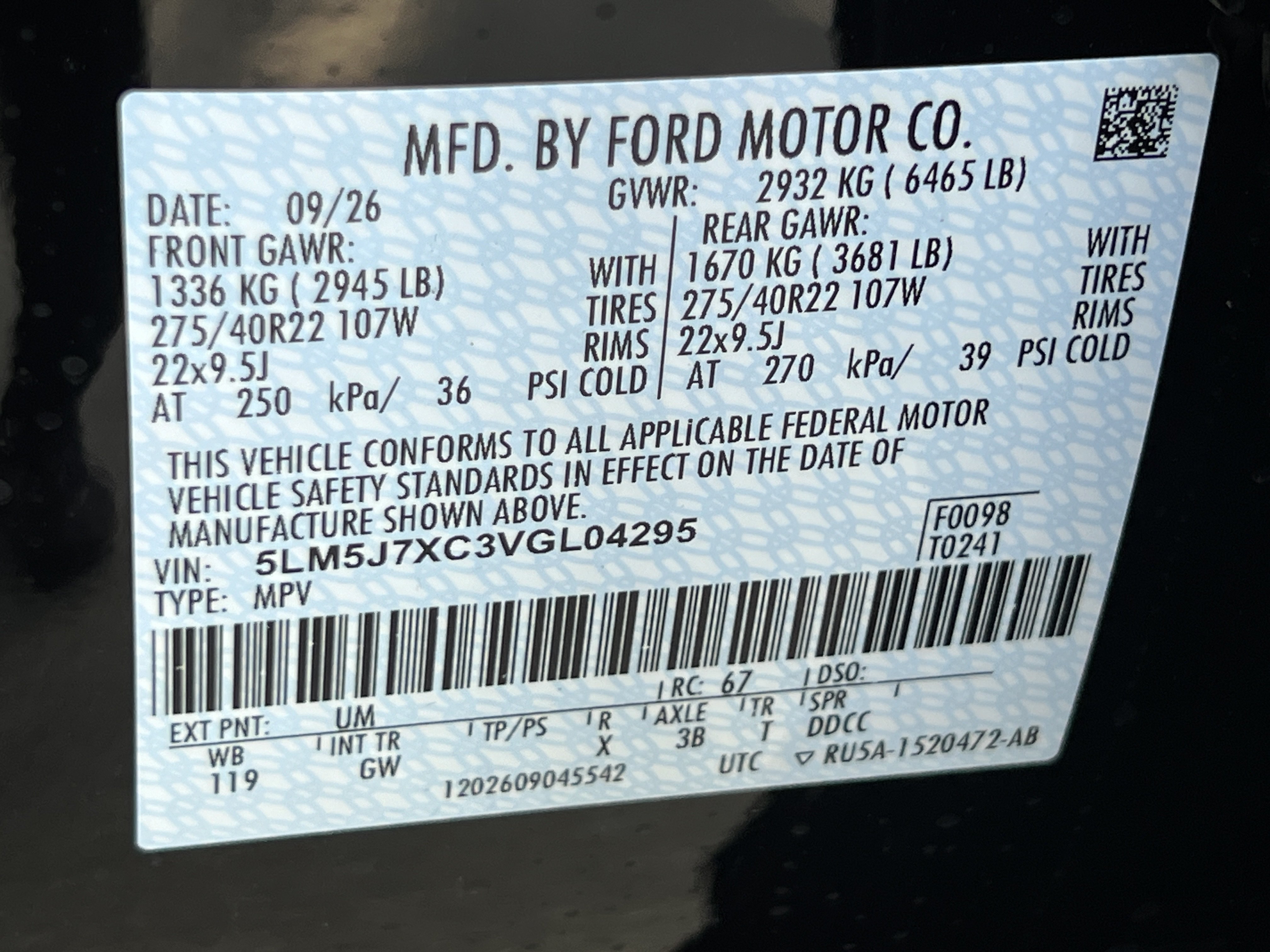 New 2027 Lincoln Aviator Reserve AWD/4WD image 31