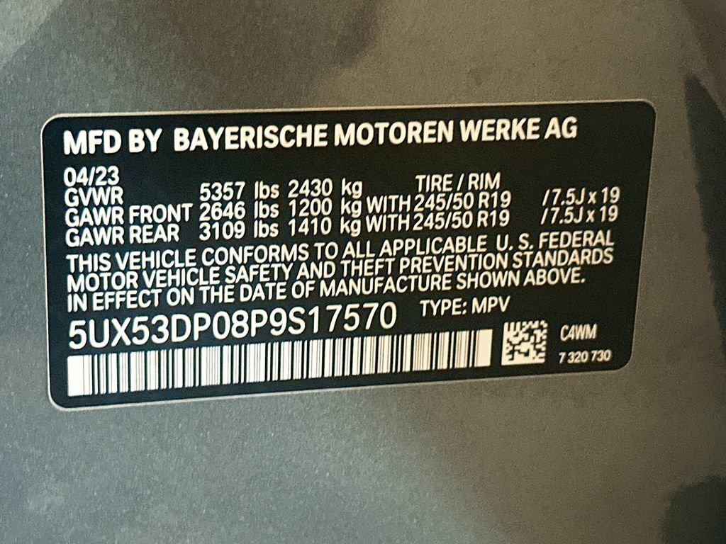 Certified 2023 BMW X3 xDrive30i w/ Premium Package AWD/4WD image 33