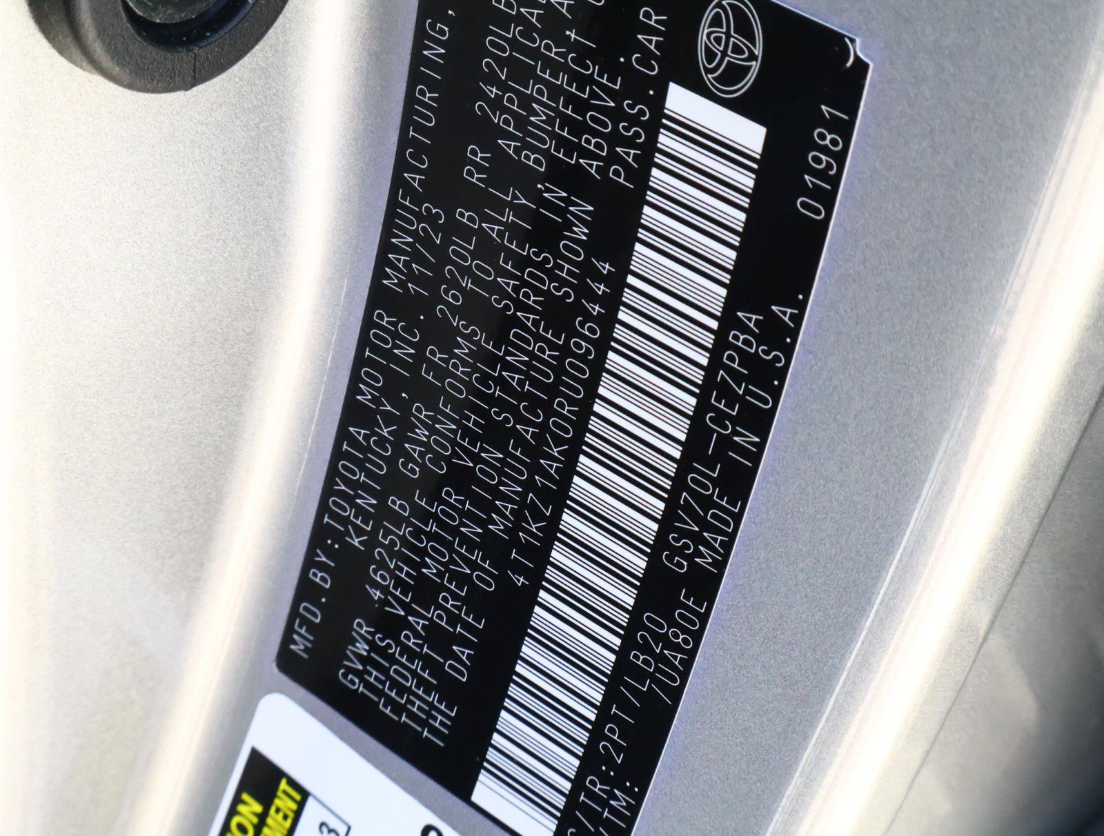 Used 2024 Toyota Camry XSE w/ Navigation Package FWD image 23