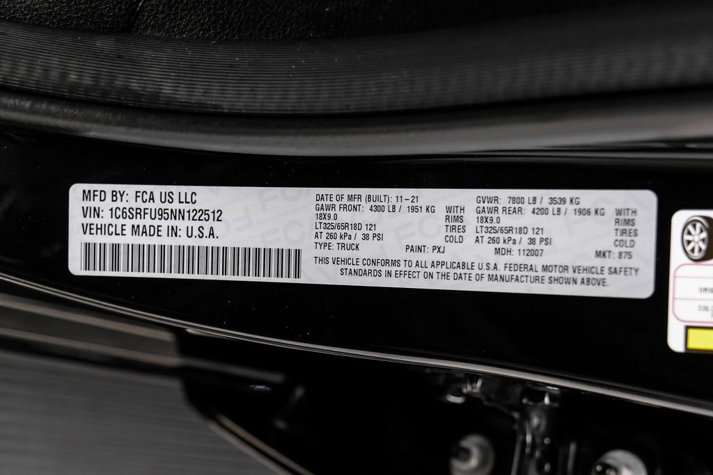 Used 2022 RAM 1500 TRX w/ TRX Level 2 Equipment Group AWD/4WD image 81