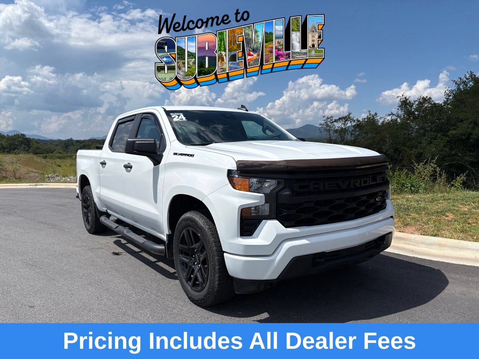 Used 2024 Chevrolet Silverado 1500 Custom w/ Turbomax Blackout Package