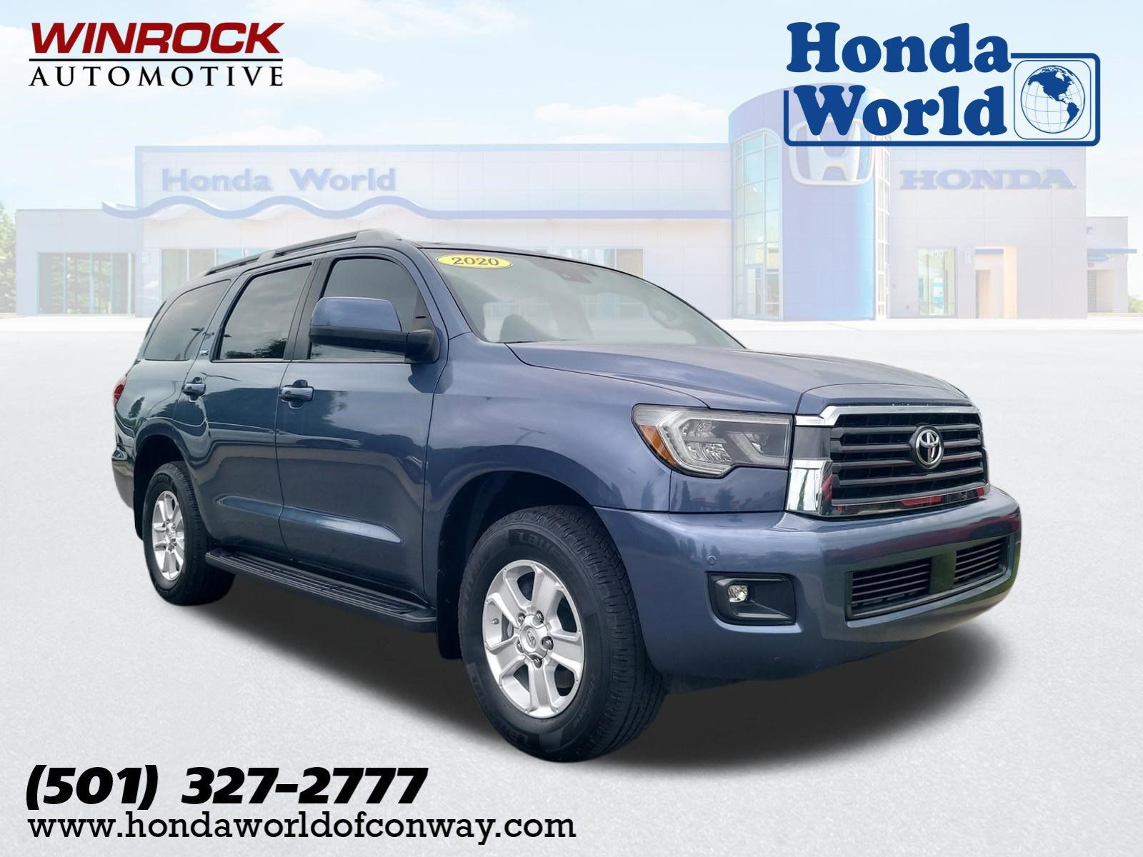 Used 2020 Toyota Sequoia SR5 w/ Carpet Mat Package (TMS) AWD/4WD image 1