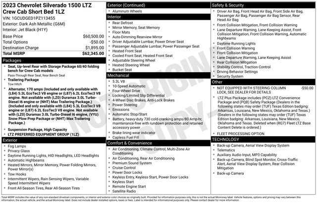 Used 2023 Chevrolet Silverado 1500 LTZ video 3