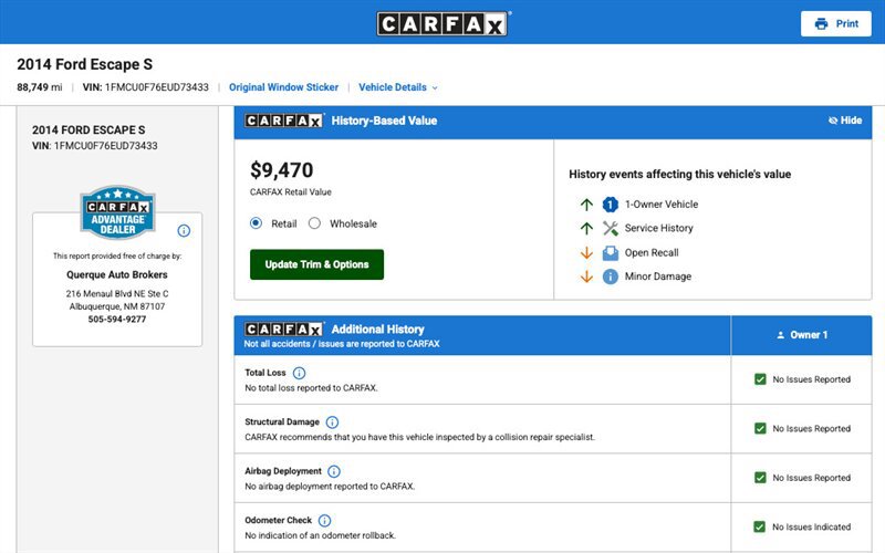Used 2014 Ford Escape S FWD image 6