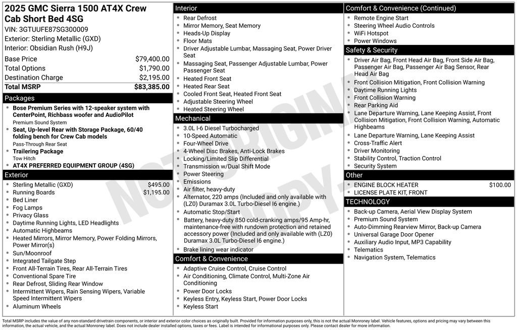 Certified 2025 GMC Sierra 1500 AT4X AWD/4WD image 13