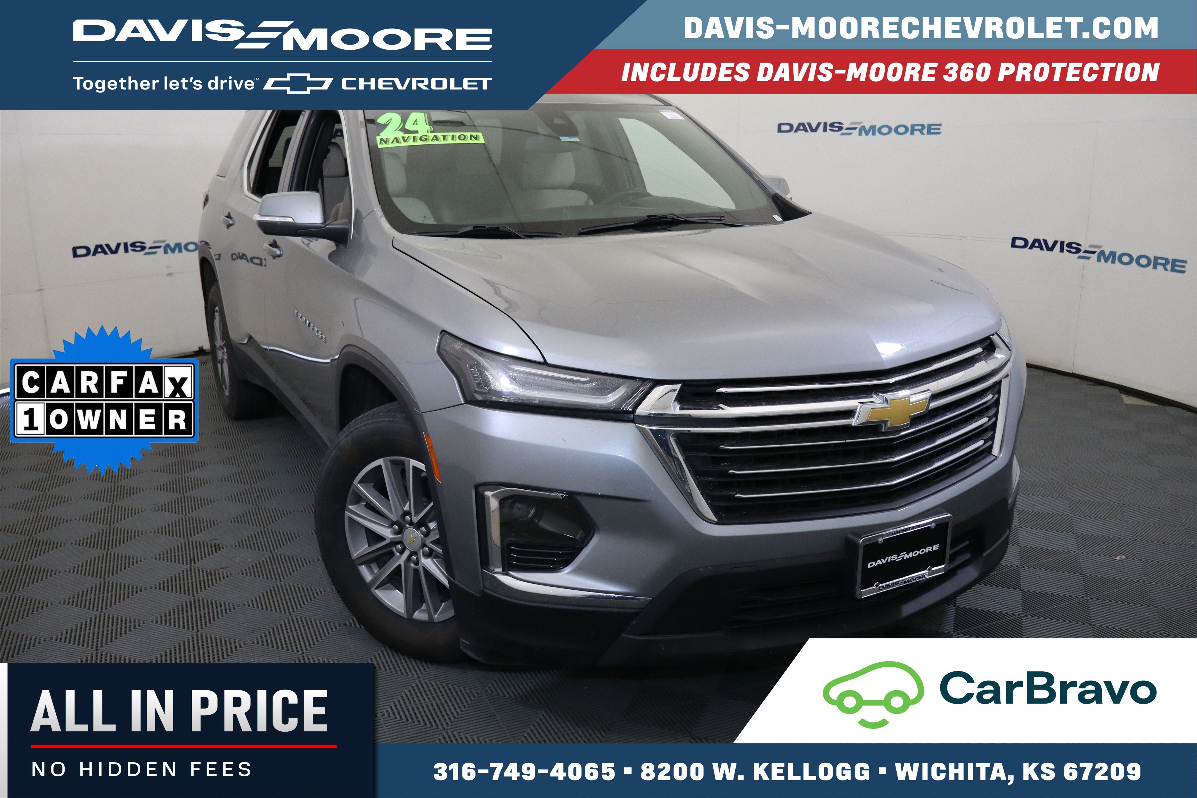 Certified 2024 Chevrolet Traverse LT AWD/4WD image 1