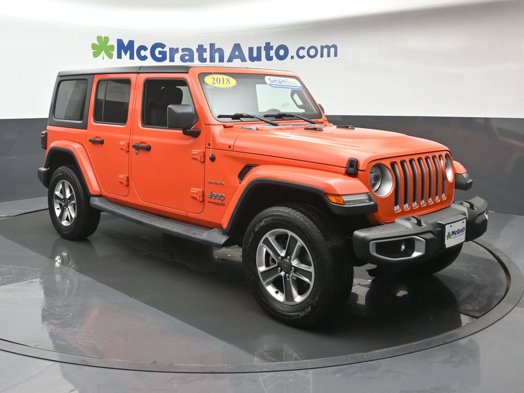 Used 2018 Jeep Wrangler Unlimited Sahara w/ Dual Top Group image 2