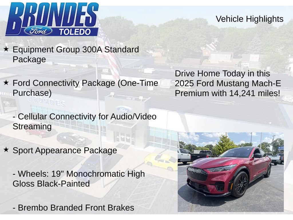 Used 2025 Ford Mustang Mach-E Premium w/ Sport Appearance Package AWD/4WD image 12