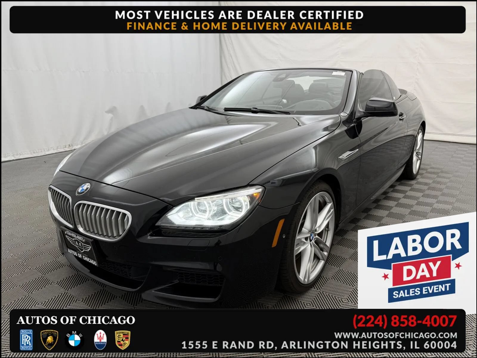 Used 2015 BMW 650i Convertible