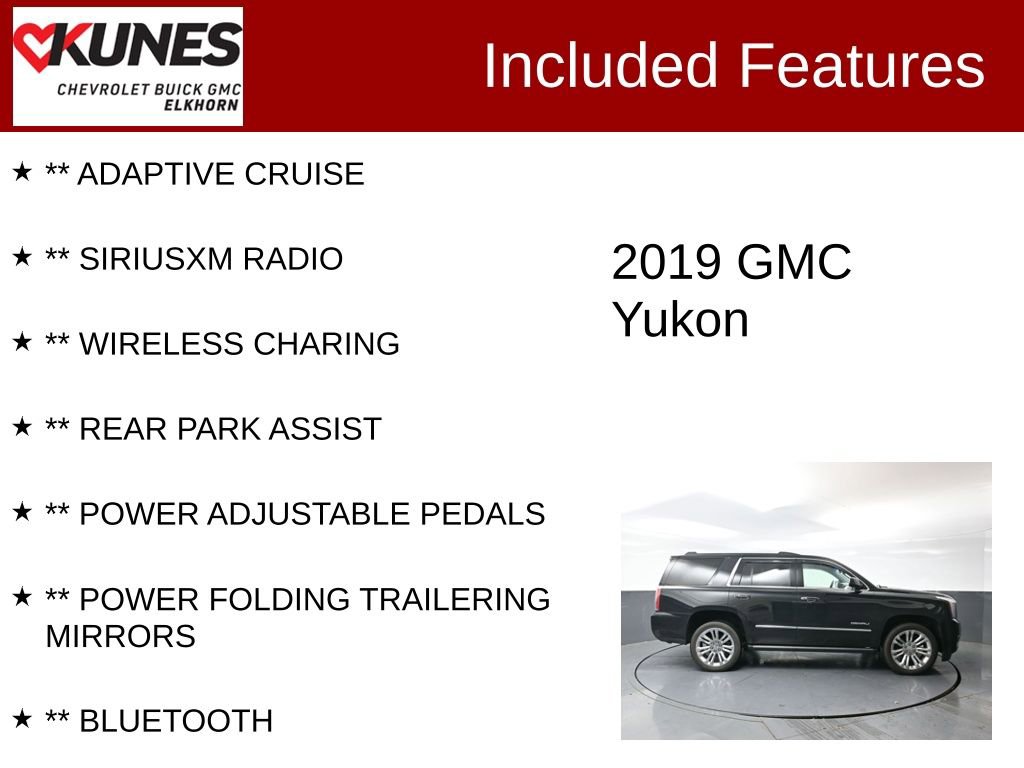 Used 2019 GMC Yukon Denali w/ Denali Ultimate Package image 3