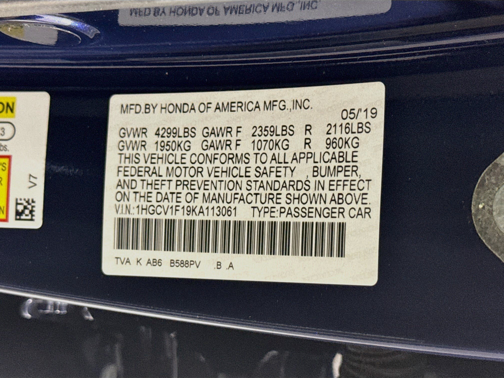 Used 2019 Honda Accord LX image 40