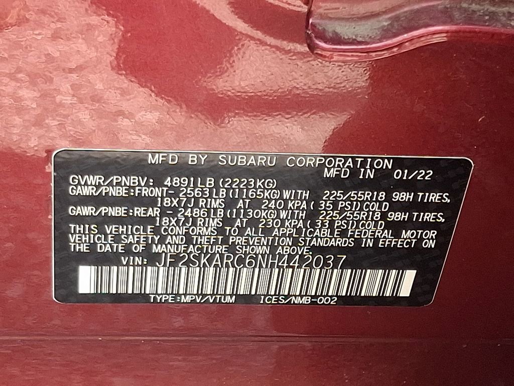 Certified 2022 Subaru Forester Touring w/ Popular Package #3 AWD/4WD image 29
