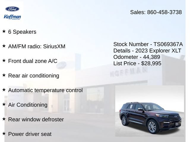 Used 2023 Ford Explorer XLT w/ Equipment Group 202A AWD/4WD image 15