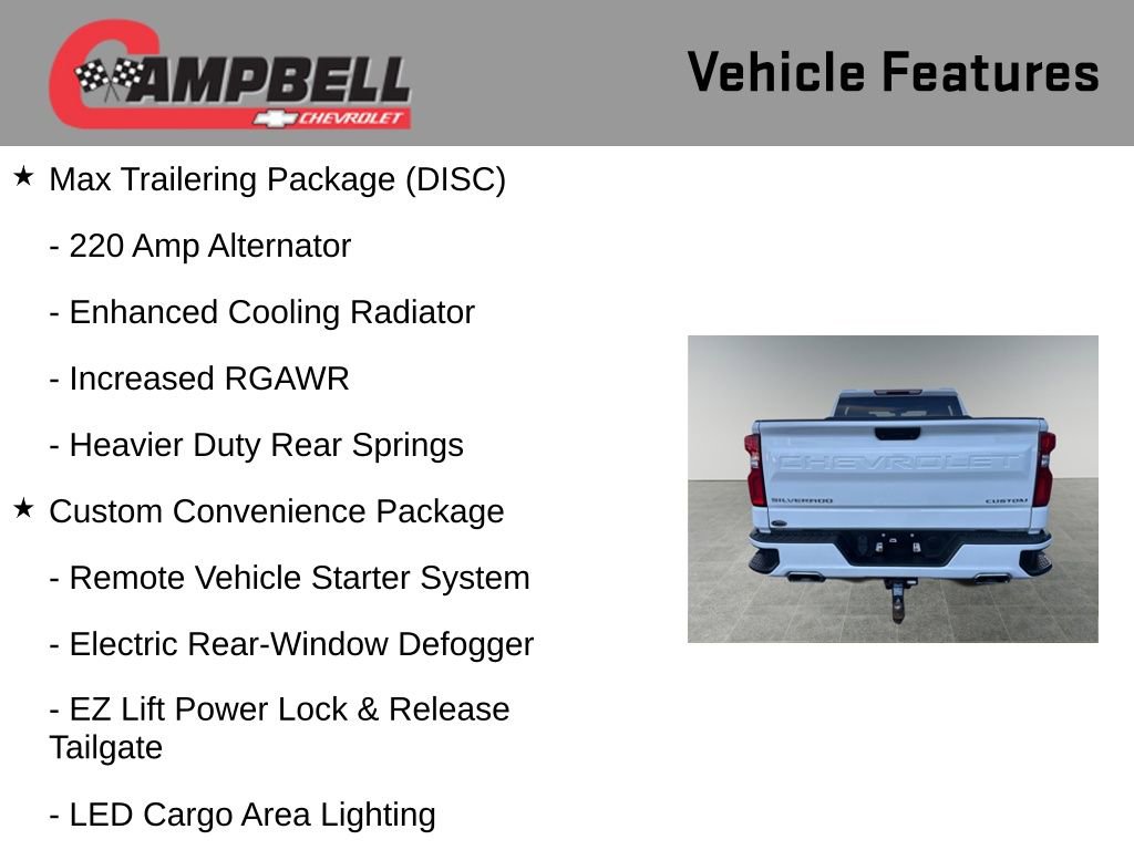 Used 2021 Chevrolet Silverado 1500 Custom w/ Custom Max Trailering Package image 26