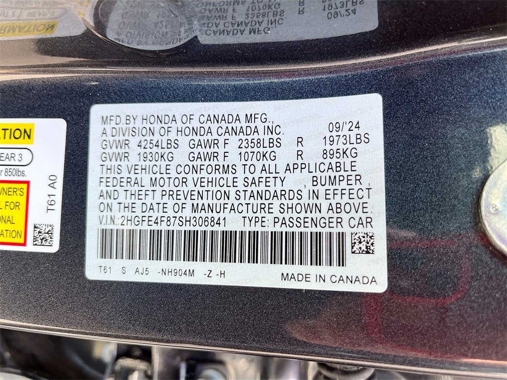 Used 2025 Honda Civic Sport Touring image 32