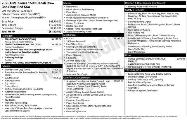 Used 2025 GMC Sierra 1500 Denali w/ Technology Package AWD/4WD image 28