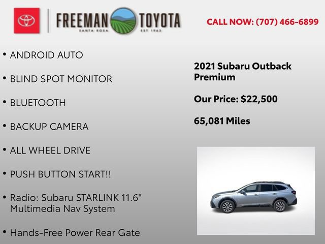 Used 2021 Subaru Outback Premium w/ Popular Package #1 image 10