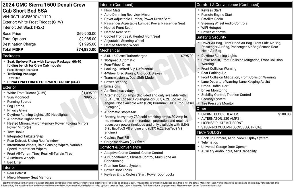 Used 2024 GMC Sierra 1500 Denali AWD/4WD image 51
