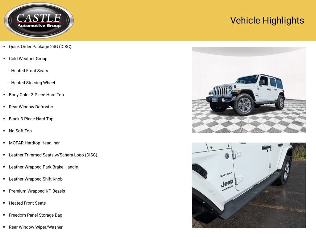 Used 2022 Jeep Wrangler Unlimited Sahara w/ Cold Weather Group AWD/4WD image 4