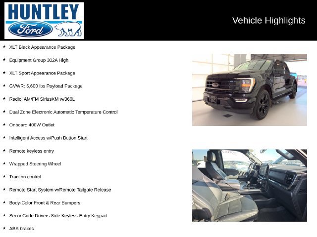 Used 2023 Ford F150 XLT w/ Equipment Group 302A High AWD/4WD image 2