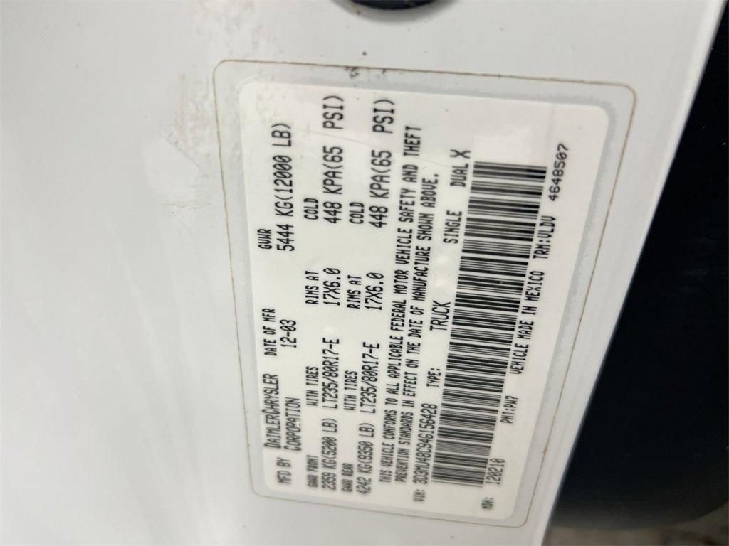 Used 2004 Dodge Ram 3500 Truck SLT w/ Sport Appearance Group image 32