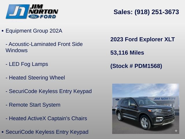 Used 2023 Ford Explorer XLT w/ Equipment Group 202A AWD/4WD image 11