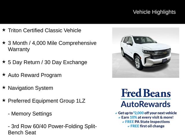 Used 2021 Chevrolet Tahoe Premier w/ Premium Package AWD/4WD image 5