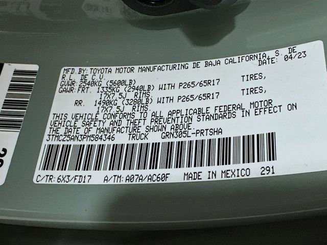 Used 2023 Toyota Tacoma TRD Sport w/ Technology Package image 22